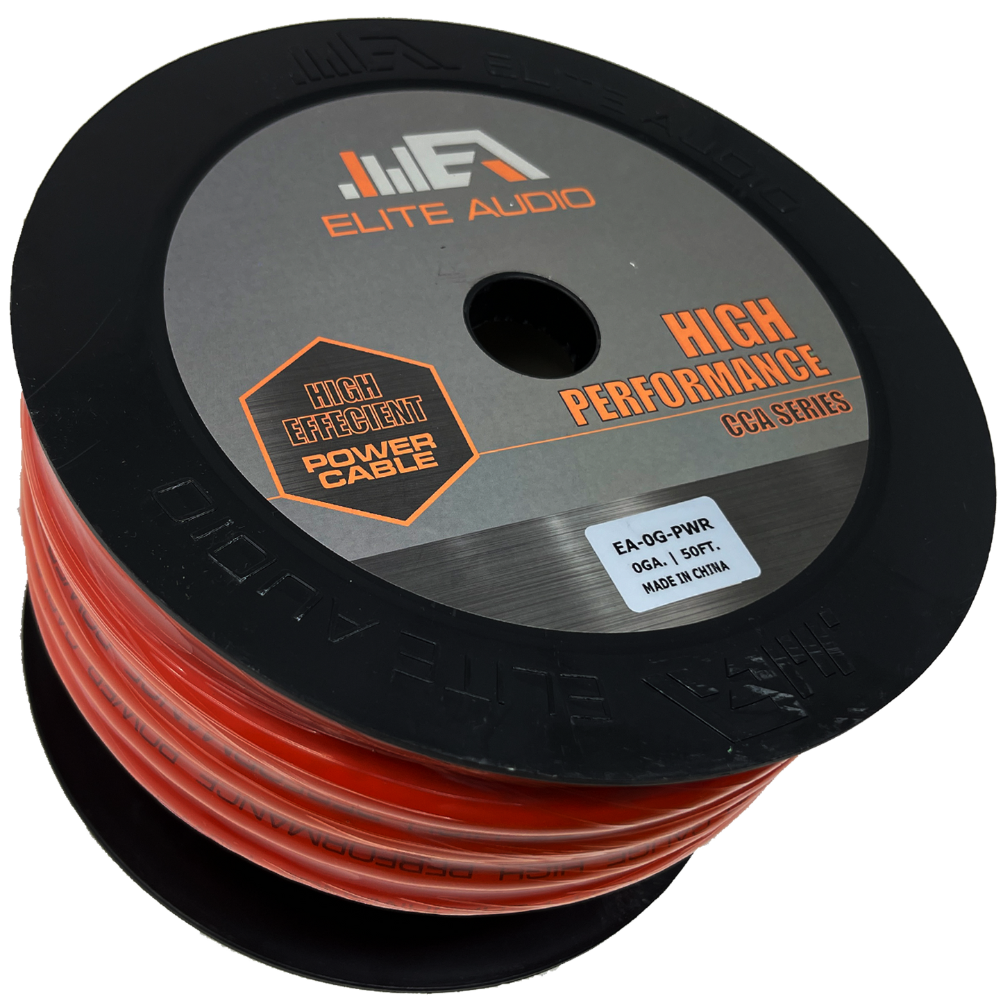 Elite Audio EA-0G-PWR 0GA CCA Power Wire 50ft Roll