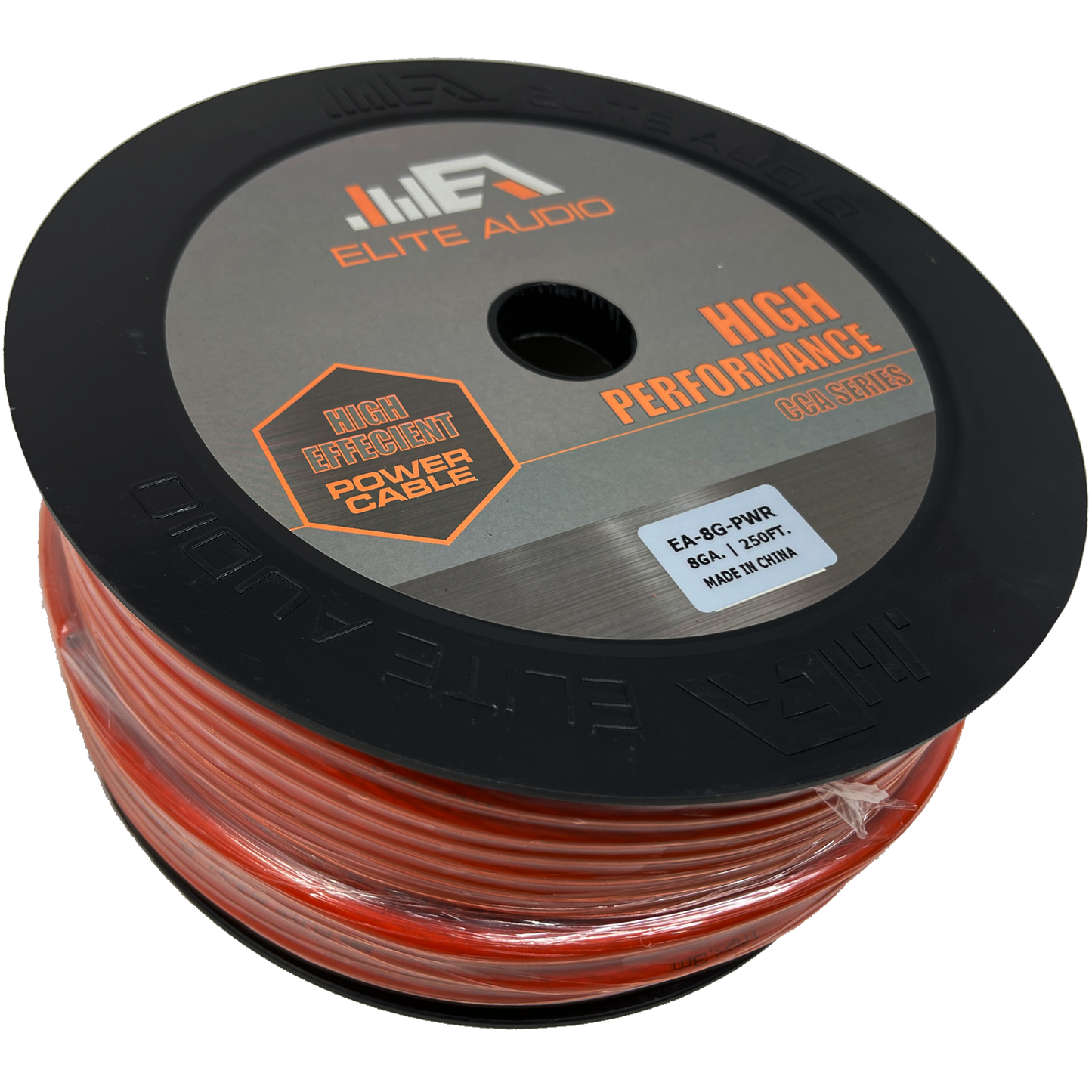 Elite Audio EA-8G-PWR 8GA CCA Power Wire 250ft Roll