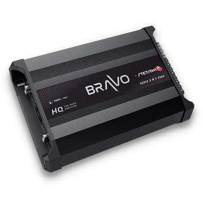 Stetsom Bravo HQ 800.4 Multichannel Car Audio Digital Amplifier - 2 Ohms Stable - 800 Watts RMS 4 Independent Channels