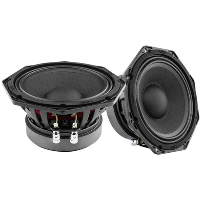 DS18 6OCT300-8 Octagonal 6" Mid-Bass Loudspeaker 300 Watts Rms 8-Ohm (each)