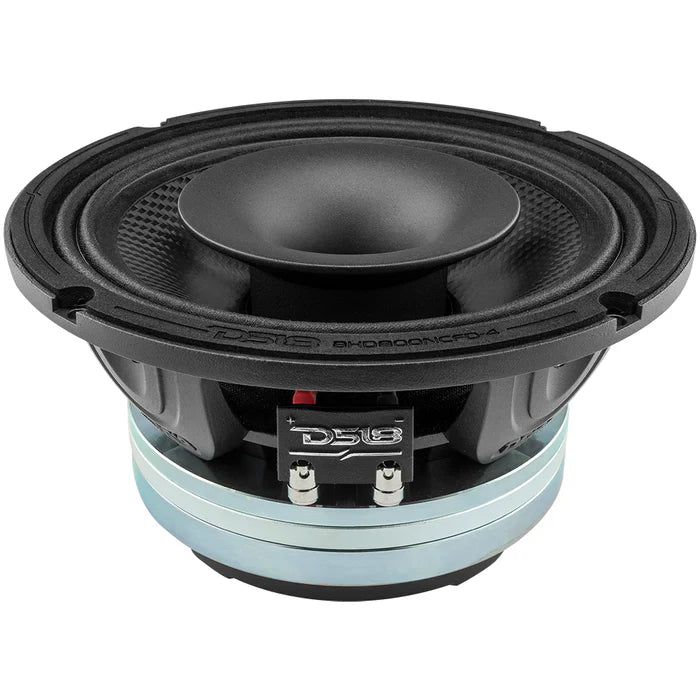 DS18 8HD800NCFD-4 8" Water Proof Carbon Fiber Mid Bass and Driver Coaxial Hybrid Neodymium Magnet 4-Ohm (each)