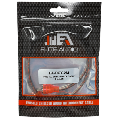 Elite Audio EA-RCY-2M CCA RCA Y-Splitter 2-Male / 1-Female