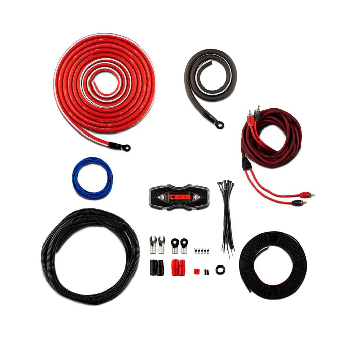 DS18 AMPKIT0/SLV Advance 0-GA Installation Kit SILVER