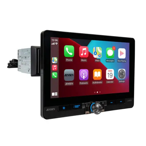 Jensen CAR813 8” Receiver w/ Wireless Android Auto & Apple CarPlay