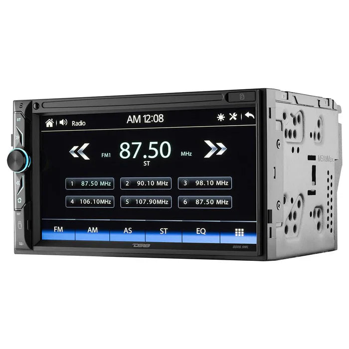 DS18 DDX6.9ML 6.9" Touchscreen Mechless Double-Din Headunit with Bluetooth, USB and Mirror Link