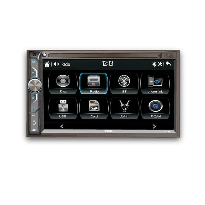 DS18 DDX6.9ML 6.9" Touchscreen Mechless Double-Din Headunit with Bluetooth, USB and Mirror Link