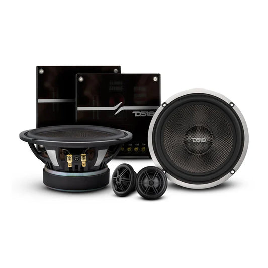 DS18 DX2 Deluxe DX Kevlar 6.5" 2- Way Sound Quality Component Speaker System 460 Watts 4-Ohm