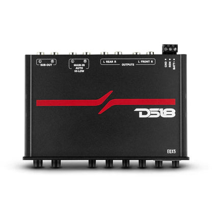 DS18 EQX5 High Volt 5-Band Equalizer with High Level Input