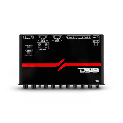 DS18 EQX7 High Volt 7-Band Equalizer with High Level Input and Auto Turn On