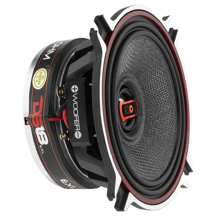 DS18 EXL-SQ4.0 EXL 4" 2-Way Coaxial Speaker with Fiber Glass Cone 340 Watts 3-Ohm