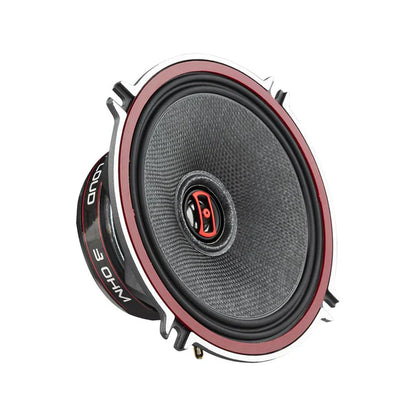 DS18 EXL-SQ5.25 EXL 5.25" 2-Way Coaxial Speaker with Fiber Glass Cone 340 Watts 3-Ohm