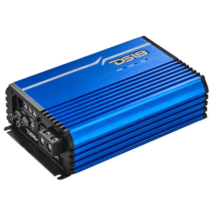 DS18 FRP-2.5K/BL FRP Compact Full-Range Class D 1-Channel Amplifier 2,500 Watts Rms @ 1-Ohm BLUE