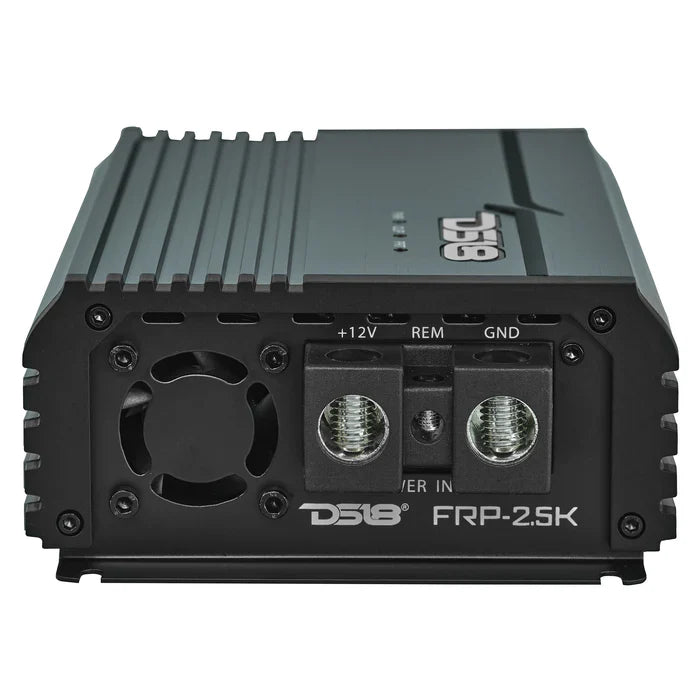 DS18 FRP-2.5K/TI FRP Compact Full-Range Class D 1-Channel Amplifier 2,500 Watts Rms @ 1-Ohm TITANIUM