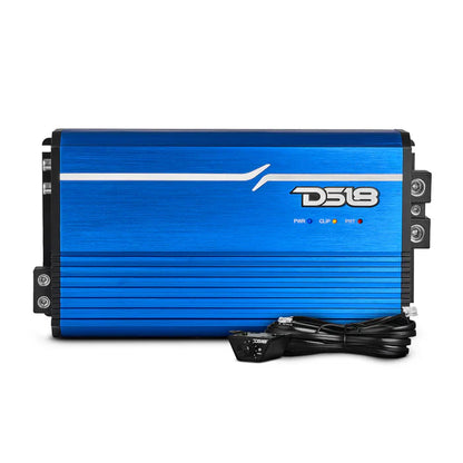 DS18 FRP-3.5K/BL FRP Compact Full-Range Class D 1-Channel Amplifier 3,500 Watts Rms @ 1-Ohm BLUE