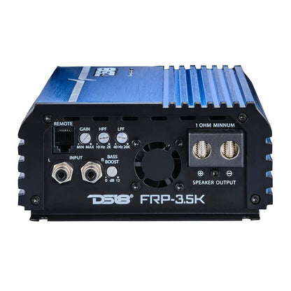 DS18 FRP-3.5K/BL FRP Compact Full-Range Class D 1-Channel Amplifier 3,500 Watts Rms @ 1-Ohm BLUE