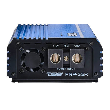 DS18 FRP-3.5K/BL FRP Compact Full-Range Class D 1-Channel Amplifier 3,500 Watts Rms @ 1-Ohm BLUE