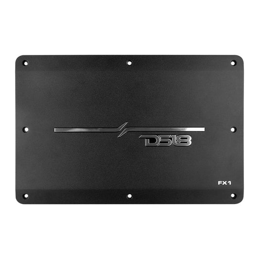 DS18 FX-1 Flush Mount / Surface Mount 1 Channel Monoblock Class D Amplifier With Acrylic Cover for Custom Installation 1 X 900W RMS @1 Ohm