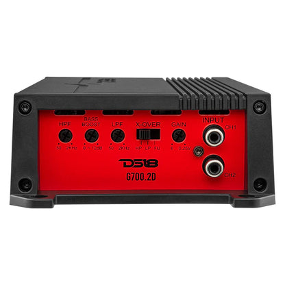 DS18 G700.2 GEN-X Full-Range Class D 2-Channel Amplifier 700 Watts