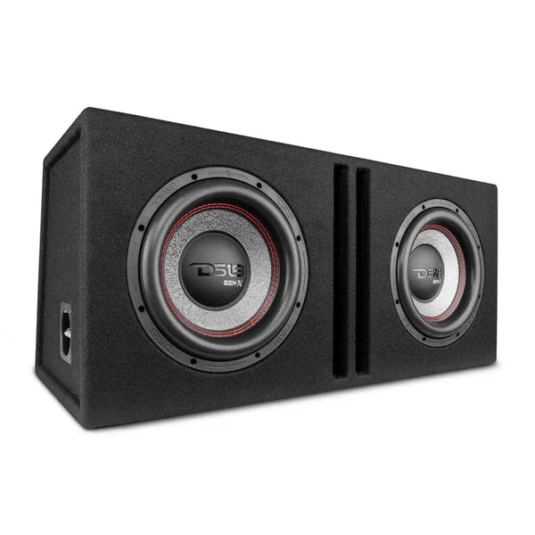 DS18 GEN-X210LD Bass Package 2 x GEN-X104D 10" Subwoofers In a Ported Box 1600 Watts