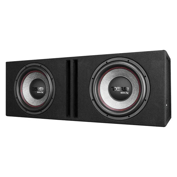 DS18 GEN-X212LD Bass Package 2 x GEN-X124D 12" Subwoofers In a Ported Box 1800 Watts