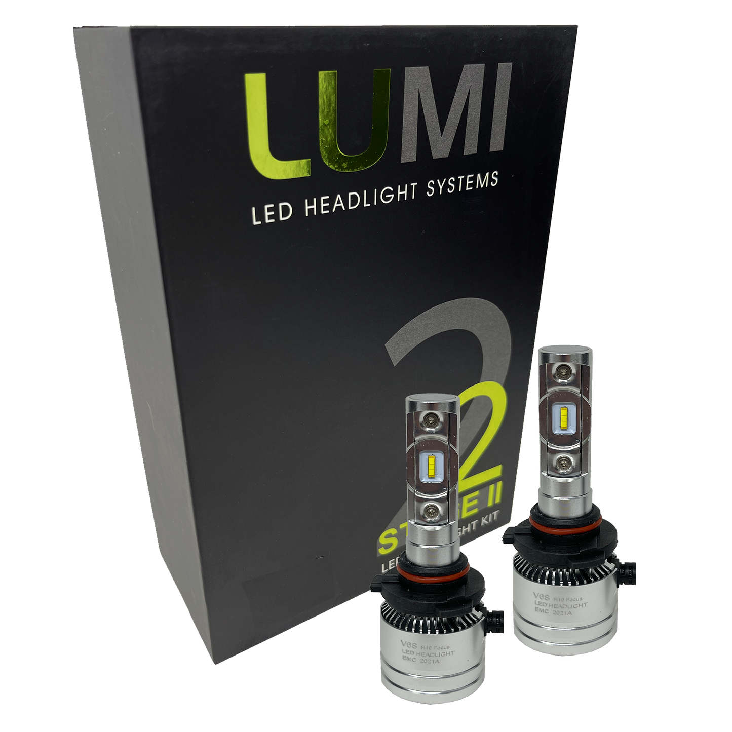 LUMI Stage 2 H10 LED Headlight Bulbs