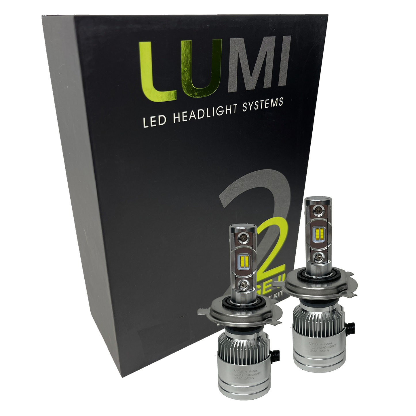 LUMI Stage 2 H4 LED Headlight Bulbs