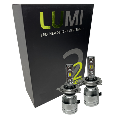 LUMI Stage 2 H4 LED Headlight Bulbs