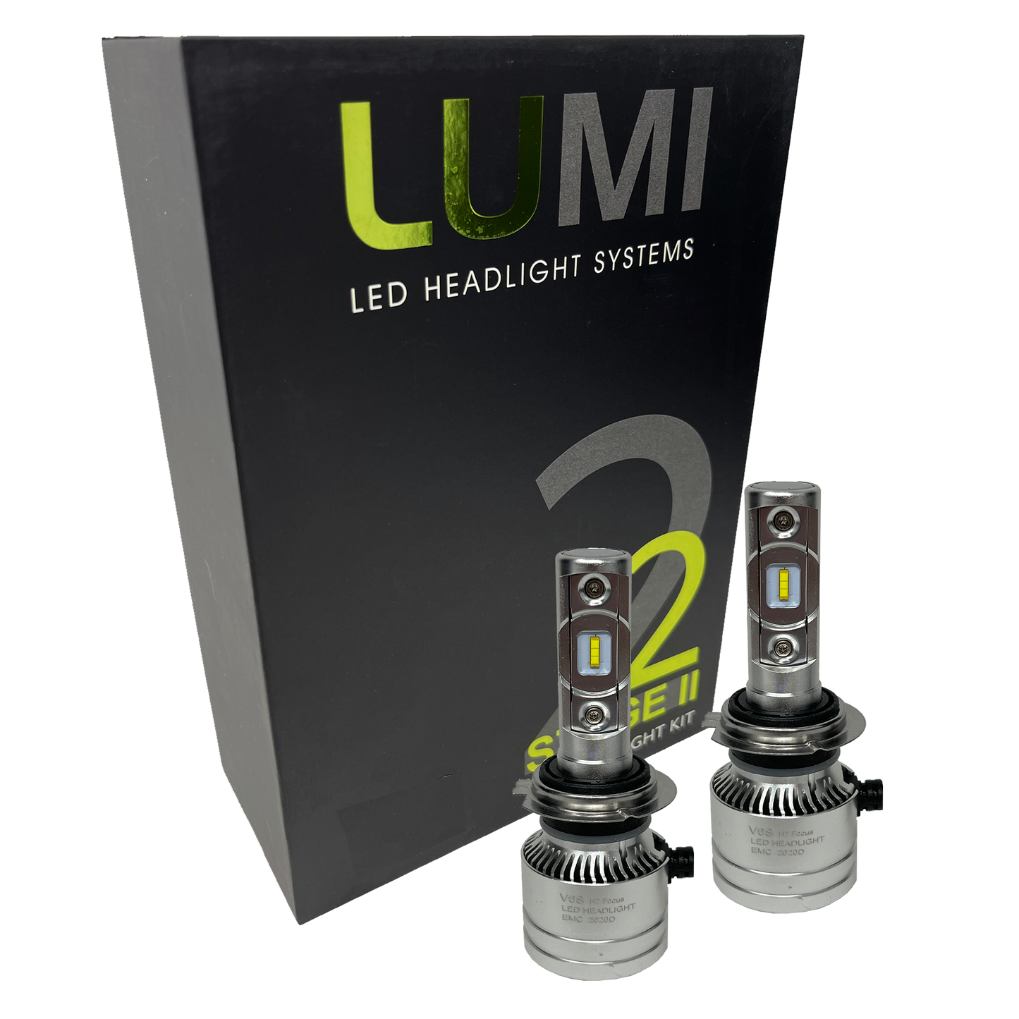 LUMI Stage 2 H7 LED Headlight Bulbs