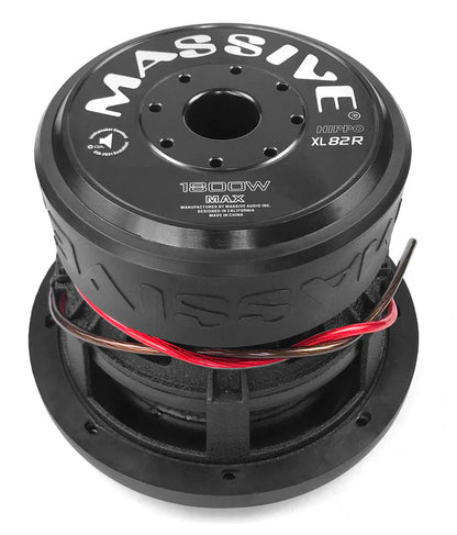 Massive Audio HIPPOXLRv2 8" Subwoofer