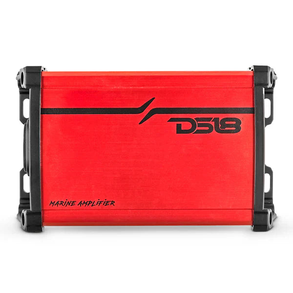 DS18 MP.4A MP 4-Channel Full-Range Class D IP67 Marine and Powersports Amplifier 4 x 40 Watts Rms @ 4-Ohm