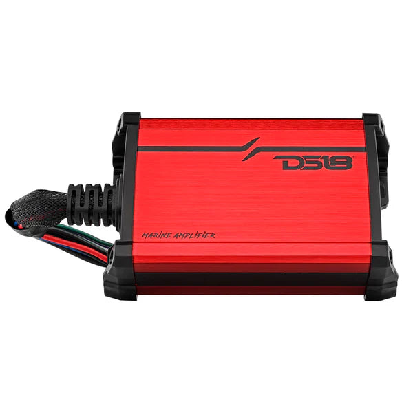 DS18 MP.4A MP 4-Channel Full-Range Class D IP67 Marine and Powersports Amplifier 4 x 40 Watts Rms @ 4-Ohm