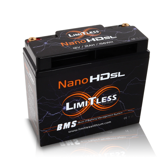 Limitless Lithium Nano-HD SL 12AH BCI Group 20 Lithium Battery