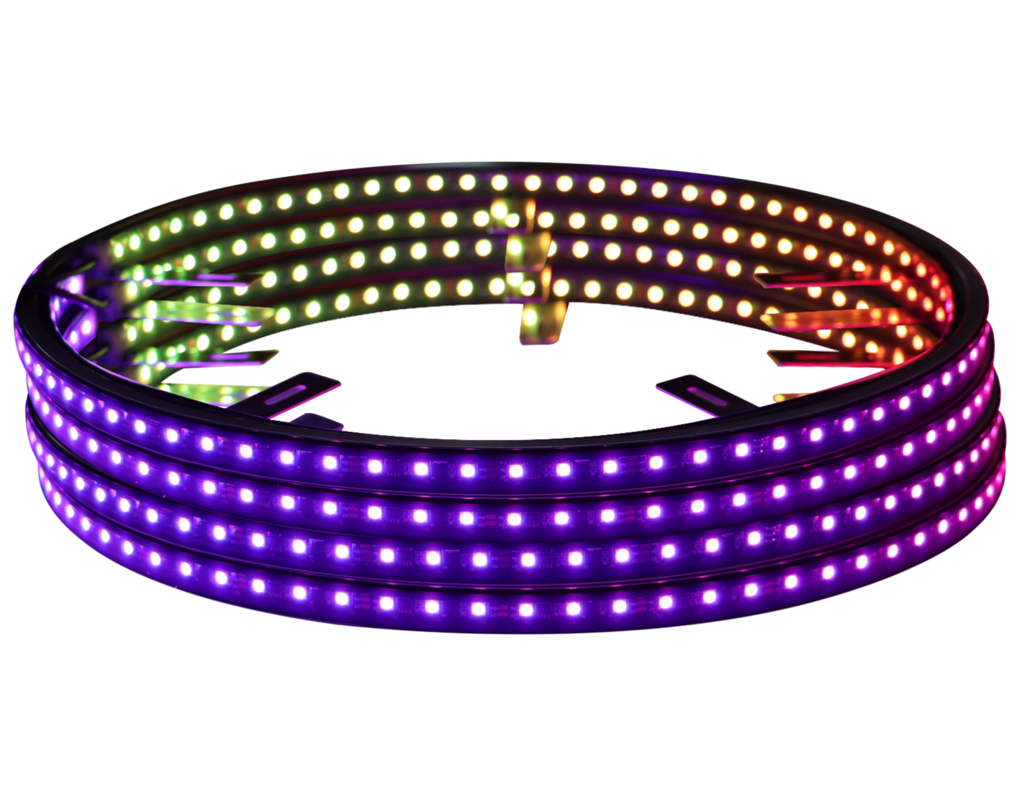 LUMI 15" Chasing RGB Wheel Ring Lights