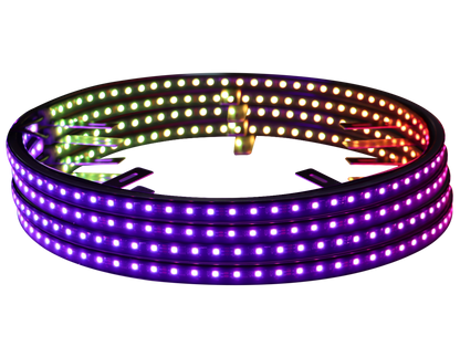 LUMI 15" Chasing RGB Wheel Ring Lights