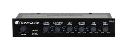 Planet Audio PEQ15 5 Band Pre-Amp Equalizer w/ Remote Subwoofer Level Control