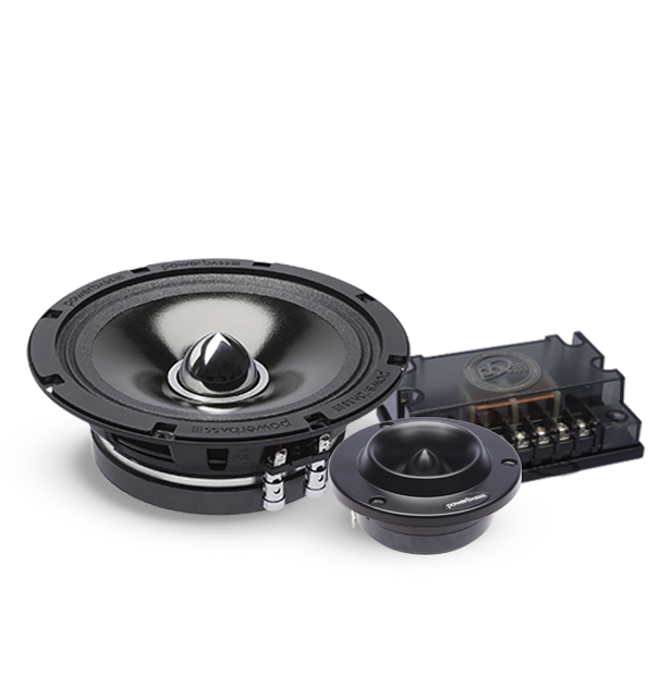 Powerbass 4XL-65C 4XL Shallow Mid Range 2-Way Component Speakers