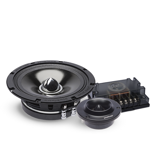 Powerbass 4XL-65C 4XL Shallow Mid Range 2-Way Component Speakers