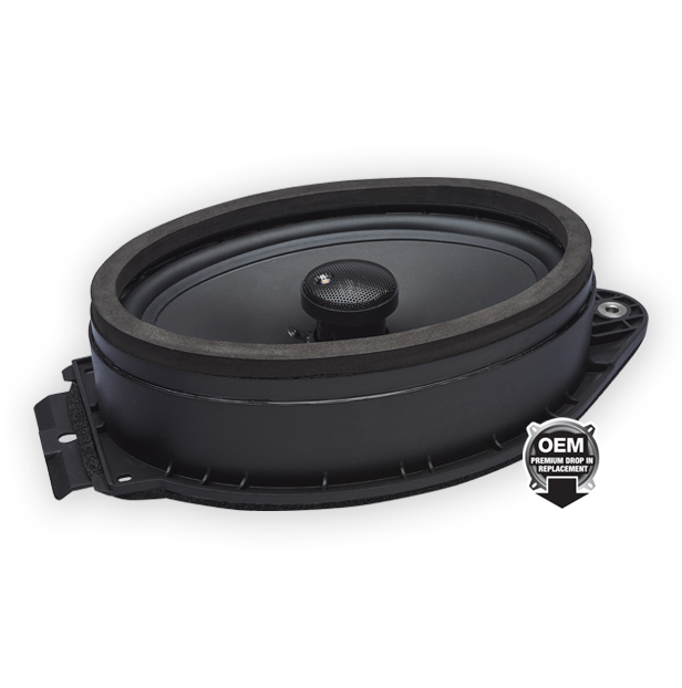 Powerbass OE692-GM2 2Ω OEM 6"x9" Replacement Coaxial Speakers Chevy / GMC