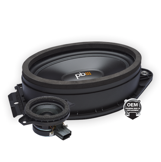 Powerbass OE69C-GM OEM 6"x9" Replacement 2-Way Component Speakers Chevy / GMC