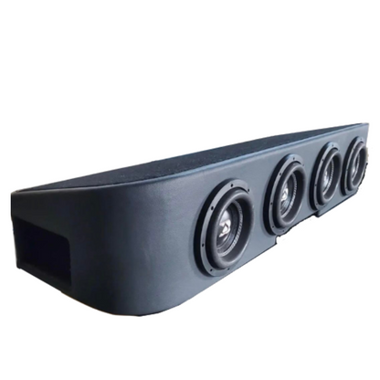 Car Audio Source custom ported under seat enclosures