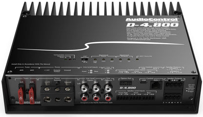 AudioControl D-4.800 4-Channel Amplifier w/ Matrix DSP Technology