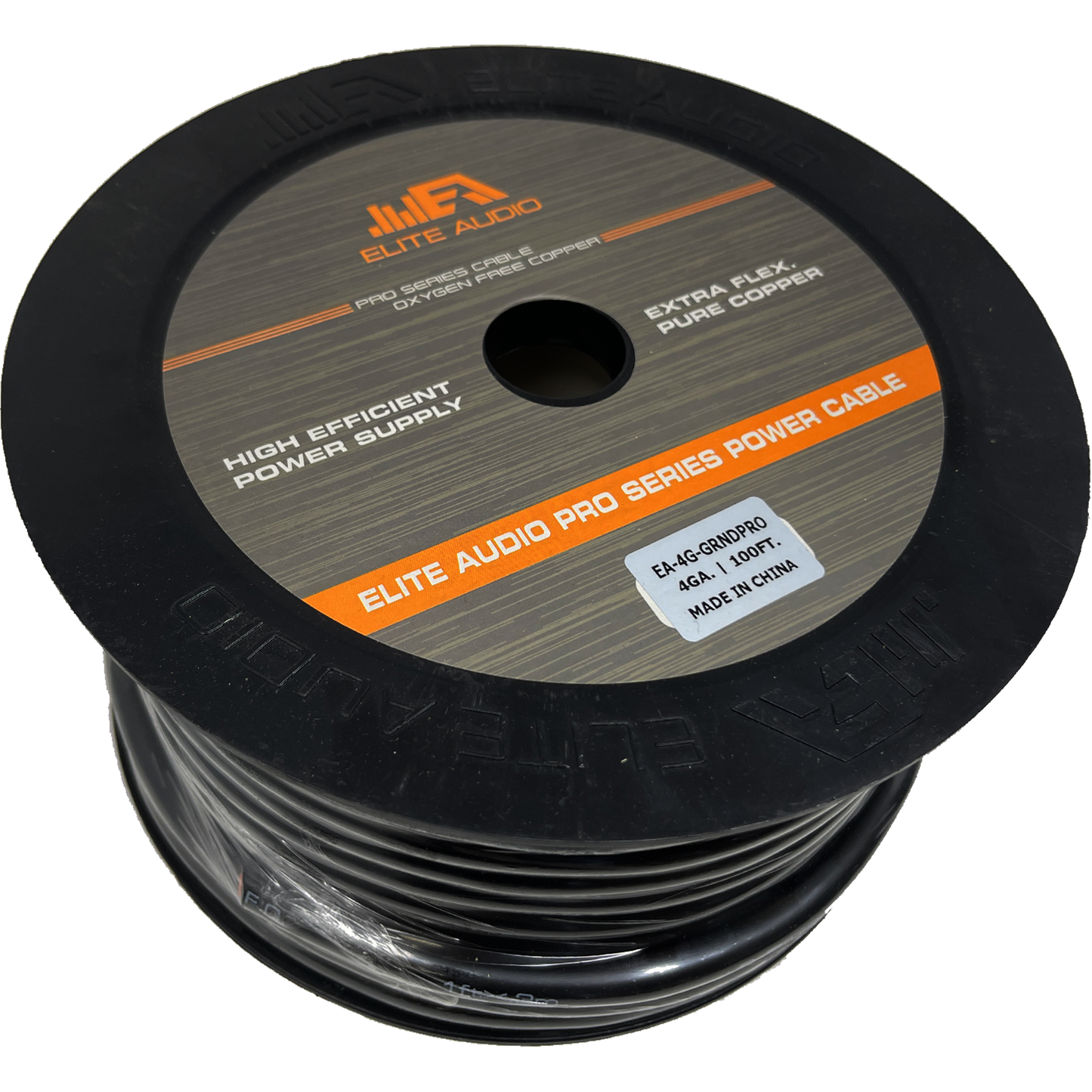 Elite Audio EA-4G-GRNDPRO 4GA OFC Ground Wire 100ft Roll