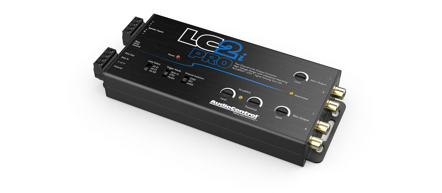 AudioControl LC2i-PRO 2-Channel Line Output Converter & Line Driver w/ AccuBass