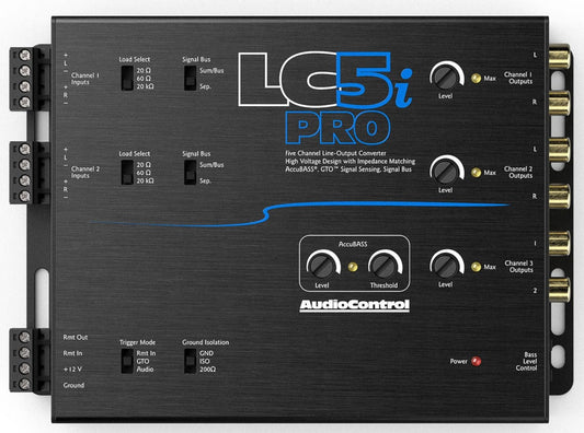 AudioControl LC5i-PRO 5-Channel Line Output Converter w/ AccuBass