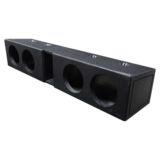 Q-Bomb Quad 8″ Ported Enclosure for Ram Crew Cab 19-23