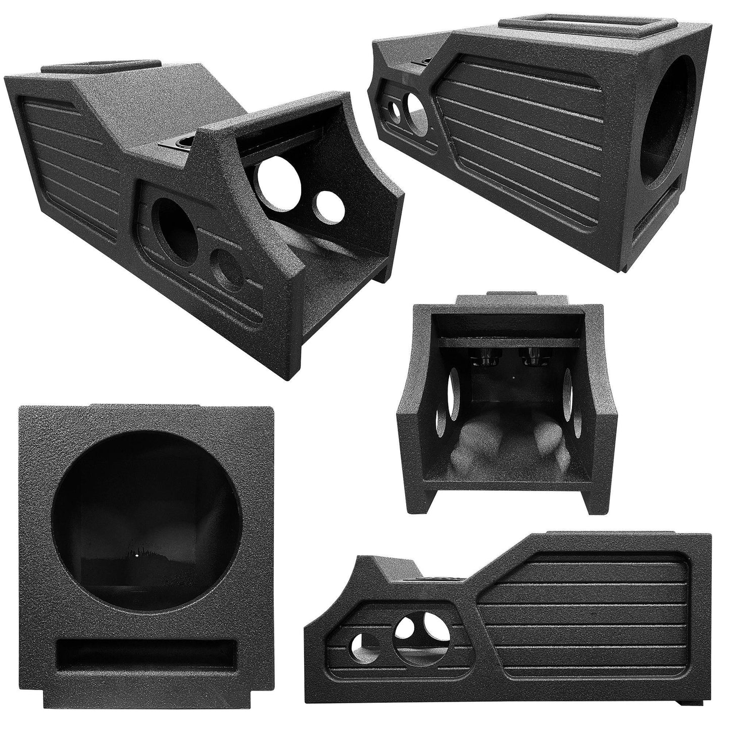 Q-Power GMC / Chevrolet Crew Cab 07-13 Single 12″ Ported Console