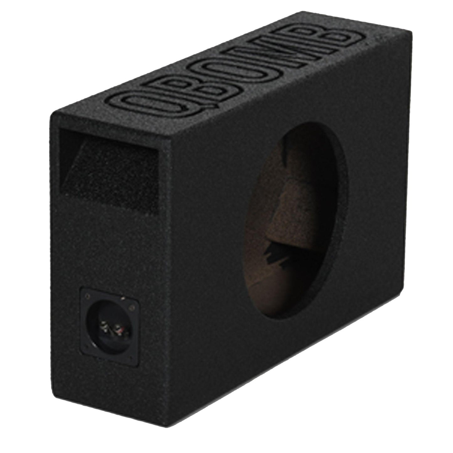 Q-Bomb Single 10″ Ported Shallow Woofer Enclosure