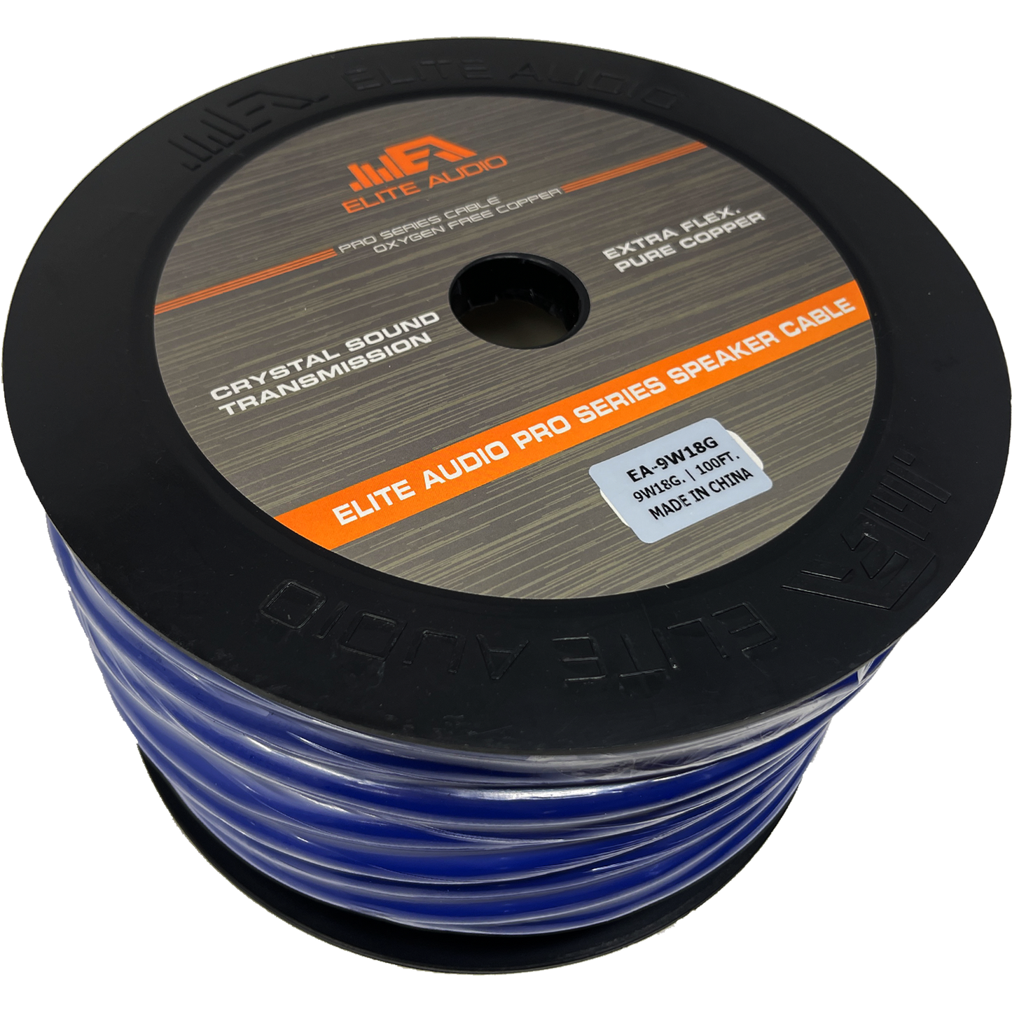 Elite Audio EA-9W18G-100 18GA CCA 9-Conductor Speed Wire 100ft