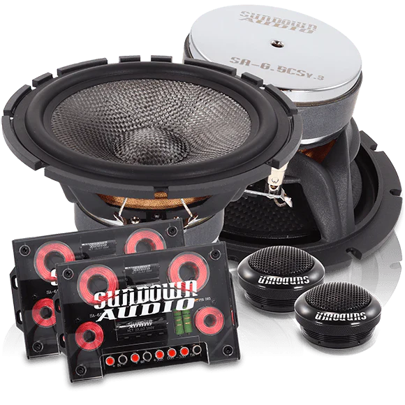 Sundown S-6.5CSv3 6.5" 2-Way Component Speakers