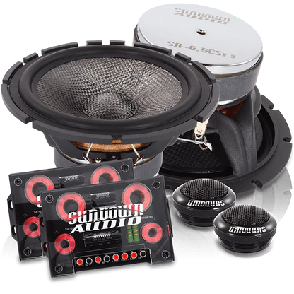 Sundown S-6.5CSv3 6.5" 2-Way Component Speakers